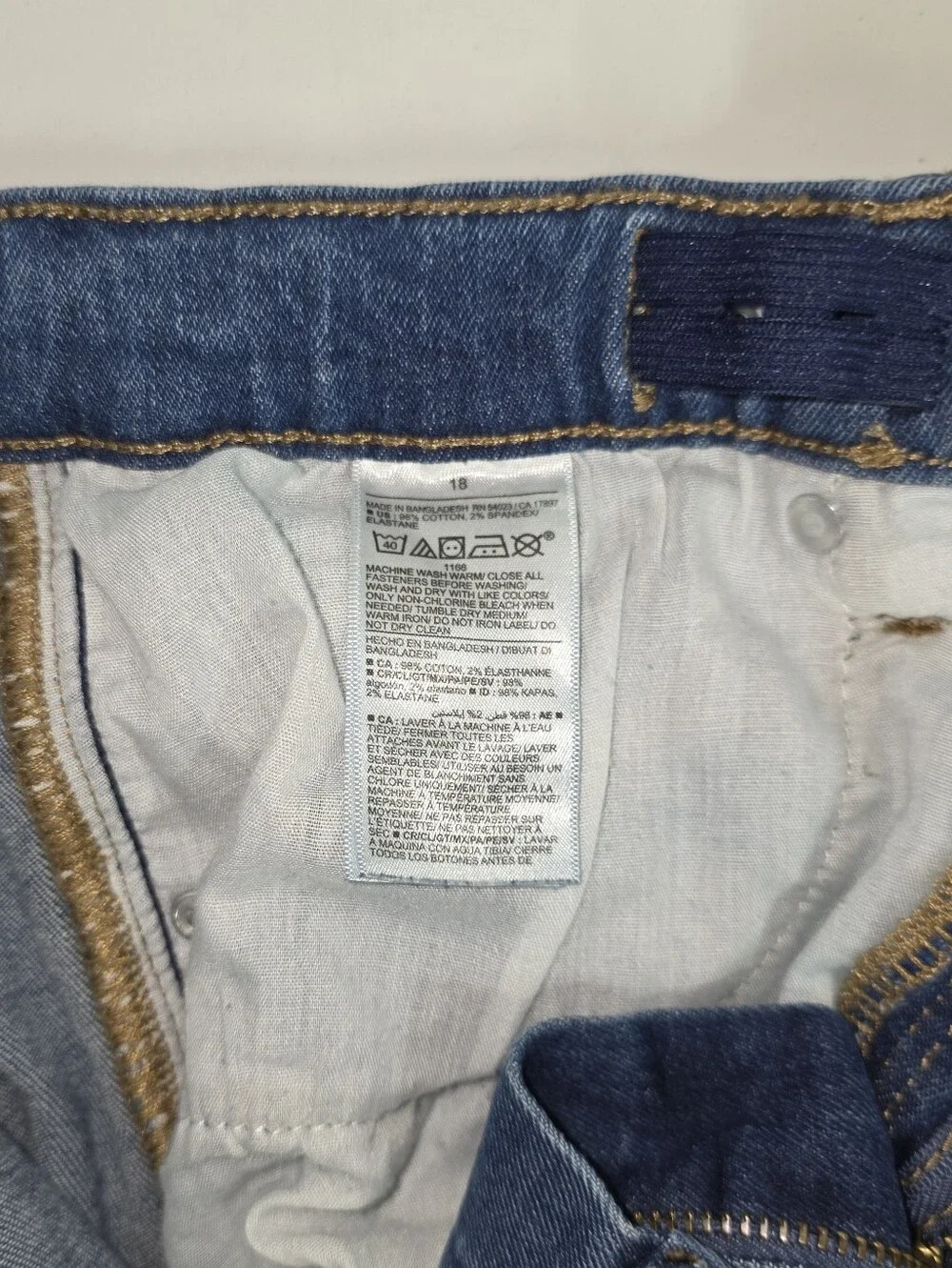Boy's Old Navy Skinny Blue Denim Jeans with Built-in Flex